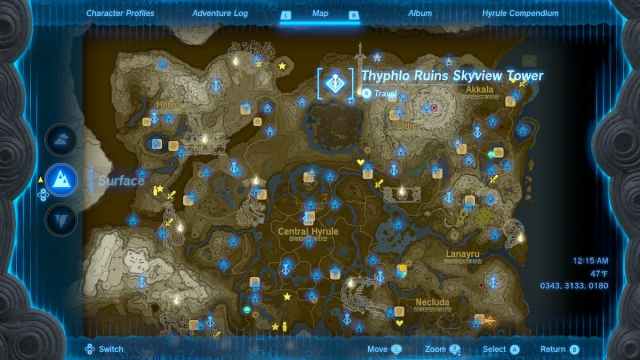 Where to Find Thyphlo Ruins Skyview Tower in TOTK