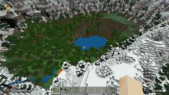 Top 15 best Minecraft seeds, Mountain ring arena