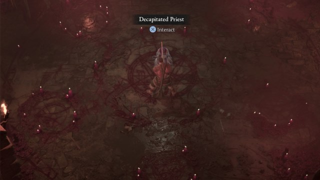 Decapitated Priest in Diablo 4 Icehowl Ruins