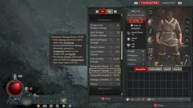 Diablo 4 Overpower Damage
