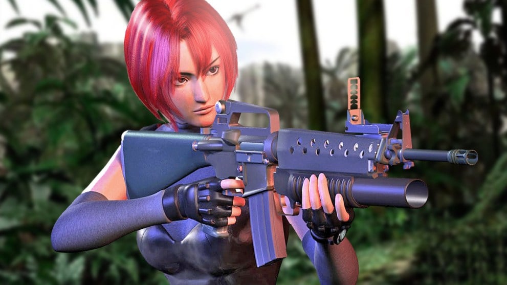 Regina promotional art from Dino Crisis 2