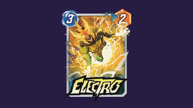 Electro Ultimate variant in Marvel Snap