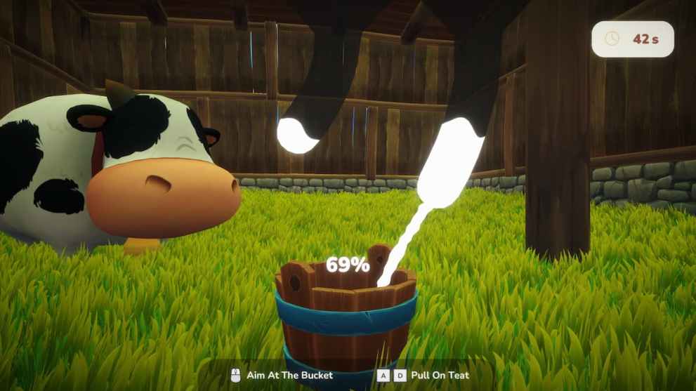 Cow being milked, All recipes, Everdream Valley