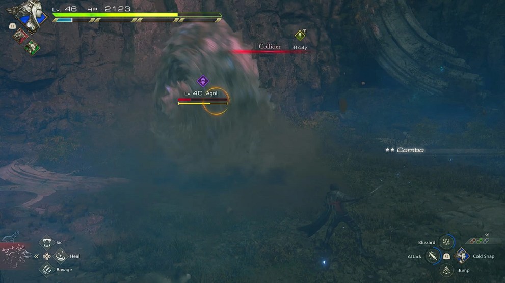 Agni performs Collider in FF16.