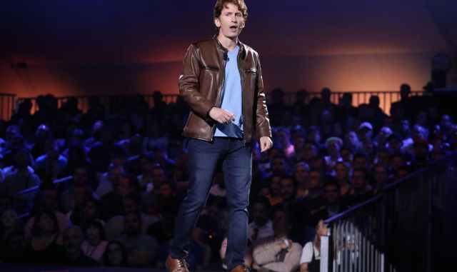 Todd Howard on-stage at E3, 2018