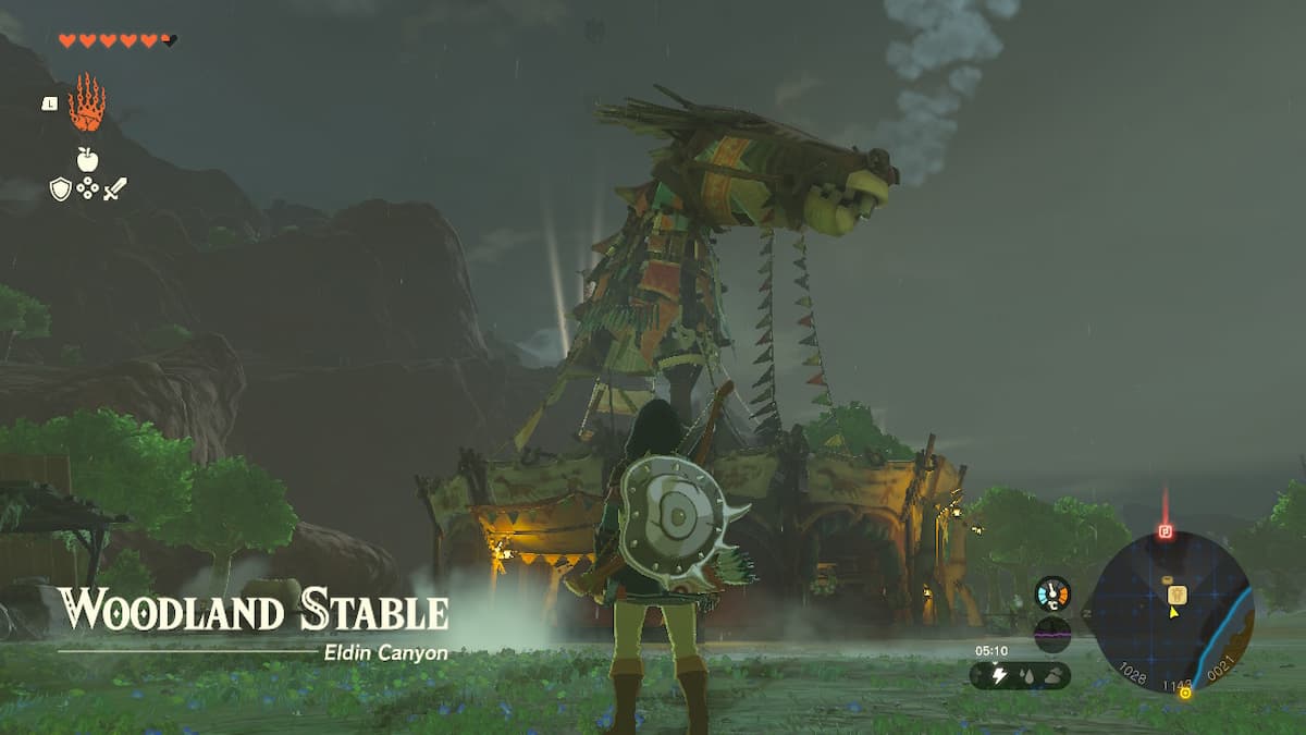 Woodland Stable in Zelda: Tears of the Kingdom