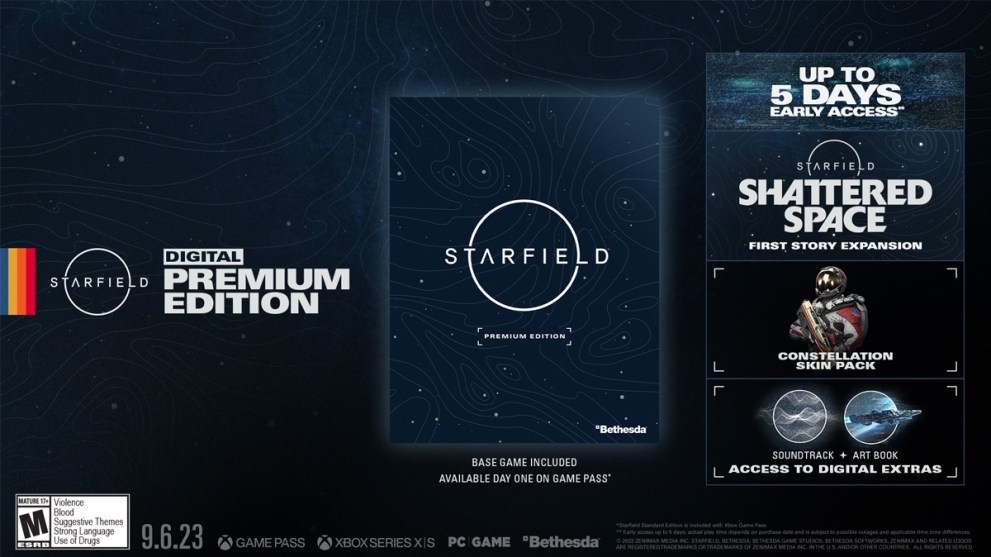 Starfield Premium Edition Details From Bethesda
