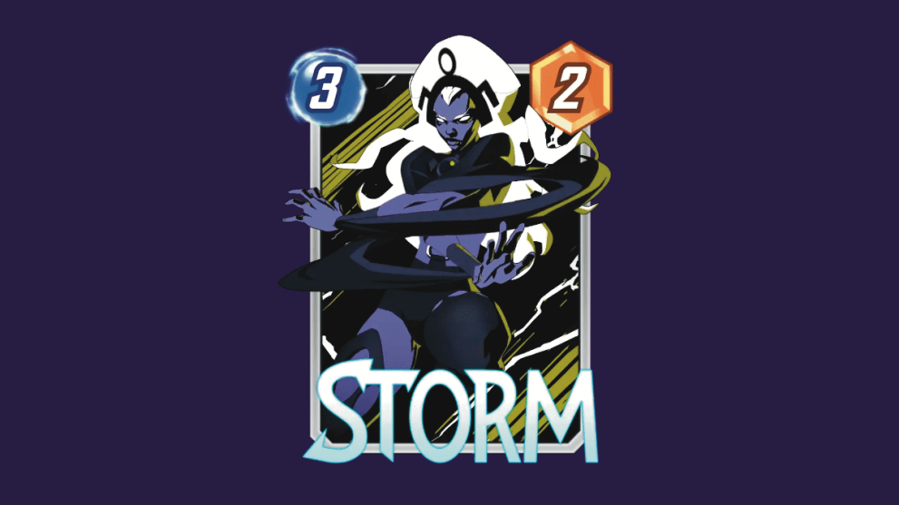 Storm Ultimate variant in Marvel Snap