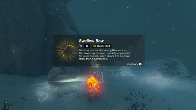 How to get Swallow Bow in Zelda: Tears of the Kingdom.