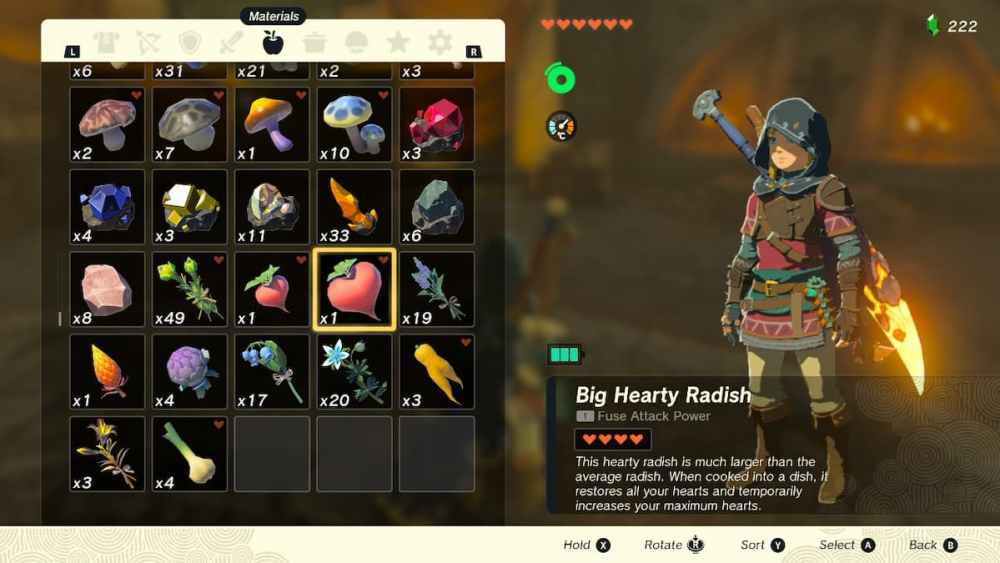 How to Get Hearty Radish in Zelda: Tears of the Kingdom