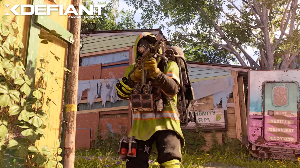 XDefiant Character ADS with Assault Rifle