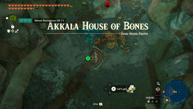 Akkala House of Bones in Zelda TOTK.