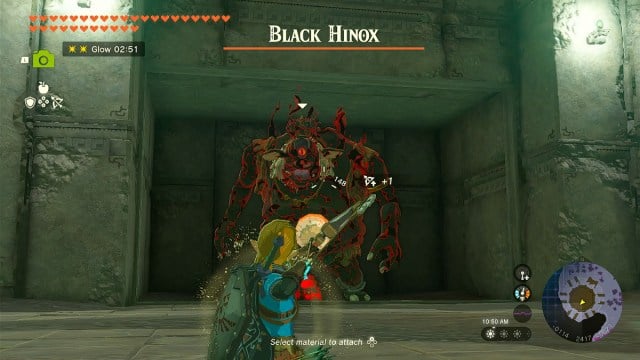 Black Hinox in Zelda TOTK.