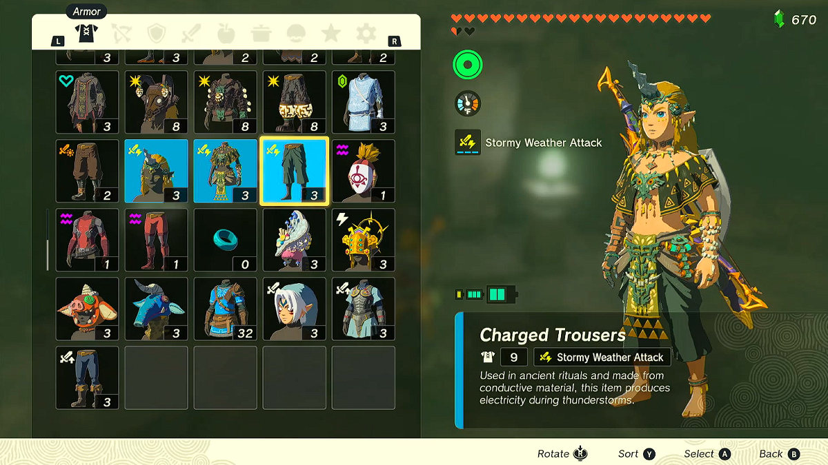 How To Get Charged Armor Set In Zelda: Tears of the Kingdom