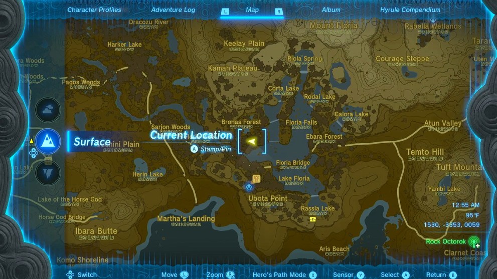 Cima and Dondons Location in Zelda TOTK.