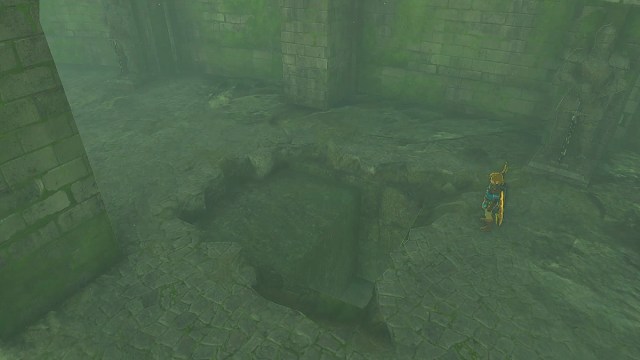 Coliseum Ruins Cave in Zelda TOTK.
