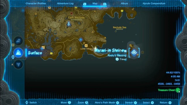 Eventide Island in Zelda TOTK.