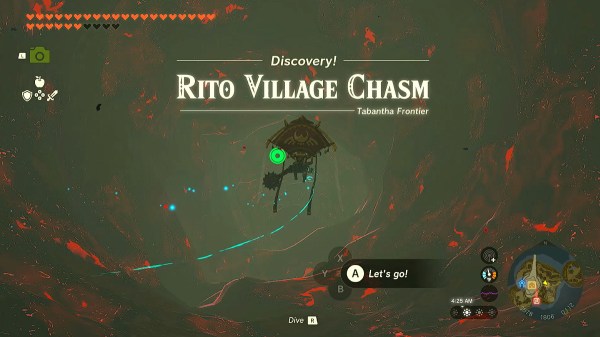 How To Find Rito Village Chasm In Zelda Tears Of The Kingdom Twinfinite