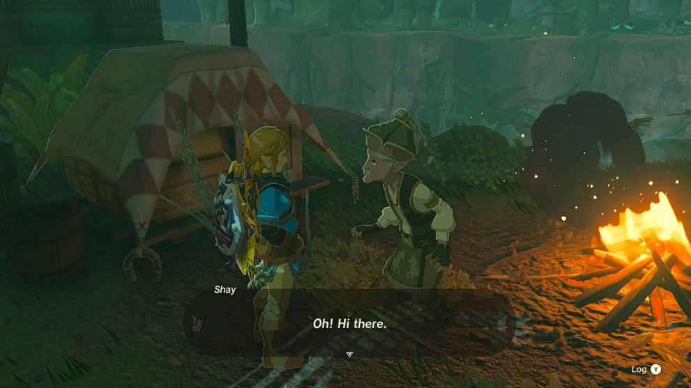 Shay in Zelda TOTK.