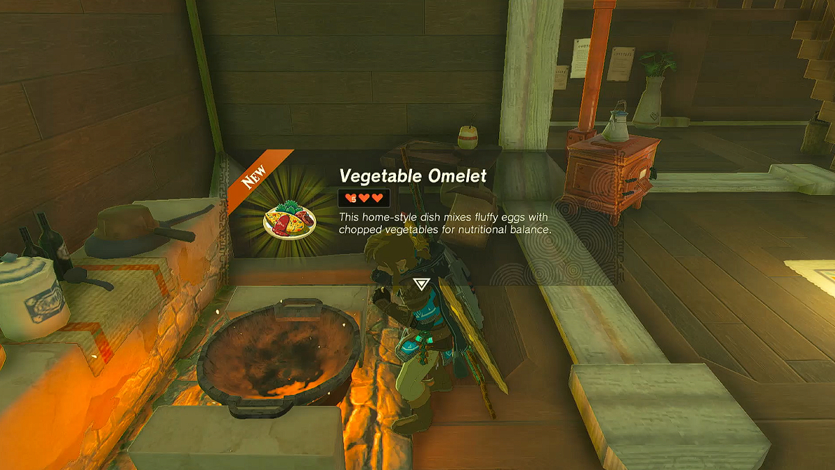 How to Make Vegetable Omelet in Zelda: Tears of the Kingdom