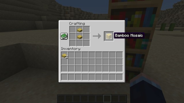 bamboo mosaic block minecraft trails and tales update 1.20