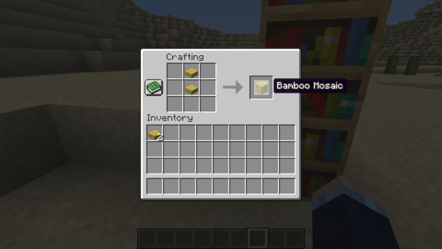 How to Make Bamboo Mosaic Blocks in Minecraft