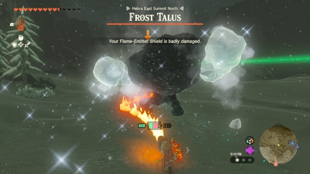 defeat frost talus for the crystal on its back