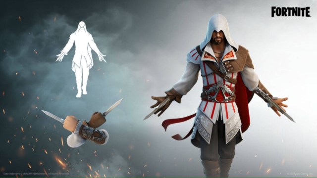 Ezio Auditore skin in Fortnite