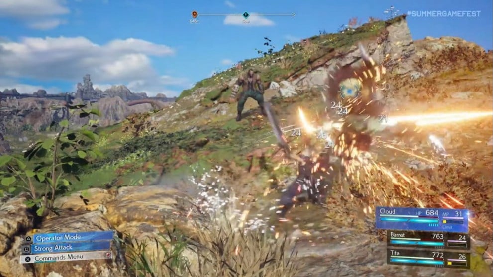 Final Fantasy VII Rebirth new gameplay footage