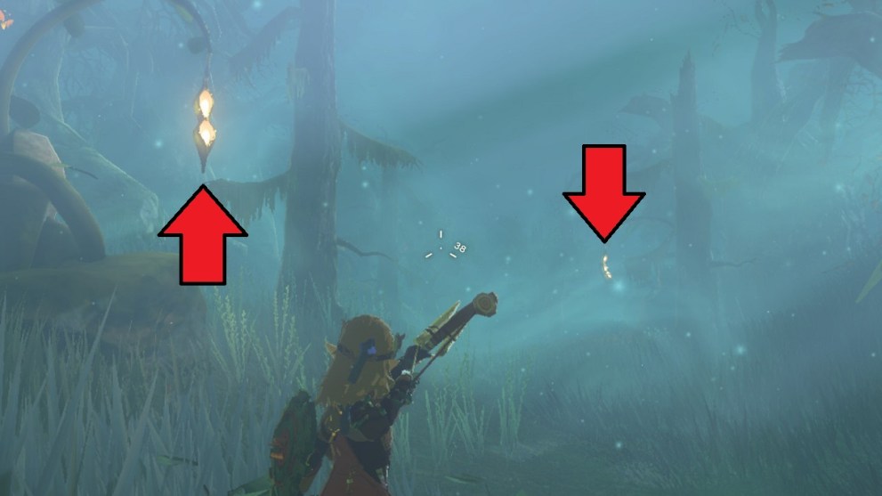 follow the tree lights to find pupunke shrine