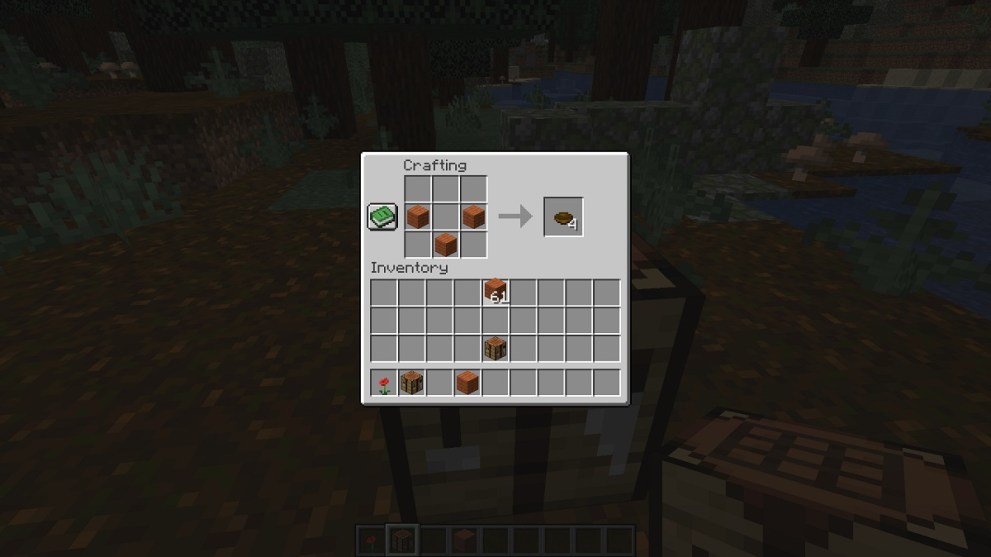 how to craft a bowl in a crafting table