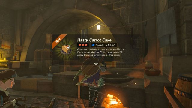 How to make Carrot Cake in Zelda: Tears of the Kingdom