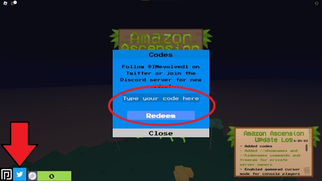 how to redeem roblox codes in amazon ascension