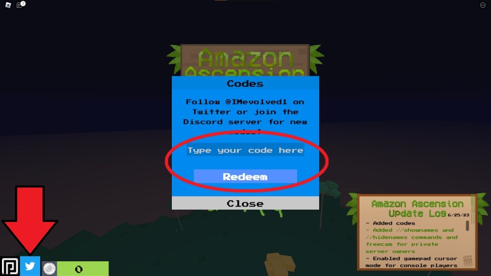how to redeem roblox codes in amazon ascension