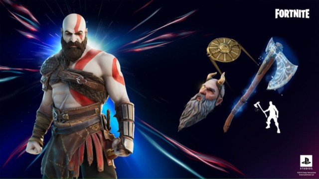 Kratos skin in Fortnite