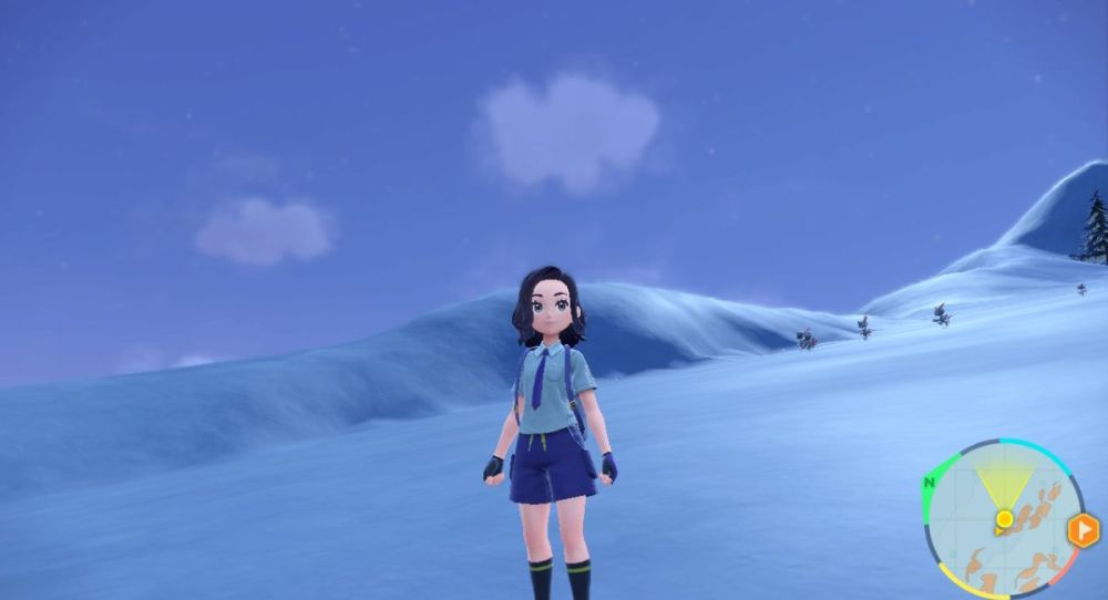Snowy location in in Pokemon Scarlet & Violet