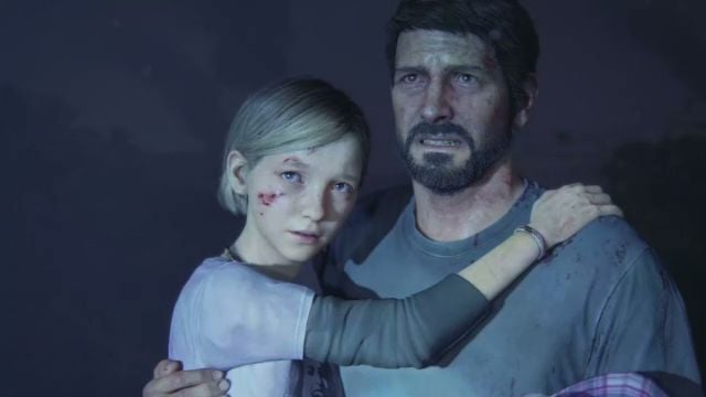 Sarah and Joel in The Last of Us