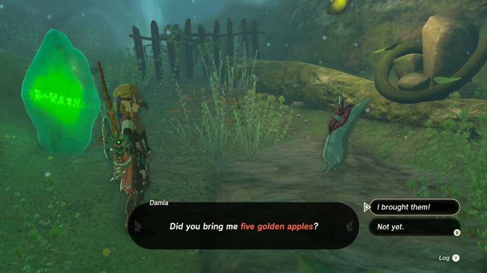 speak to damia in korok forest to unlock pupunke forest