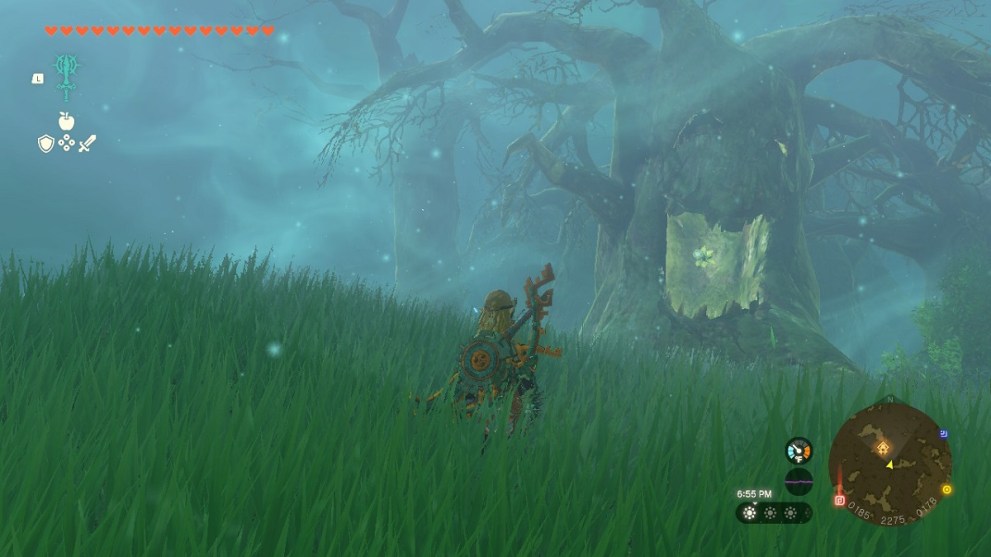 the spooky tree outside sakunbomar shrine