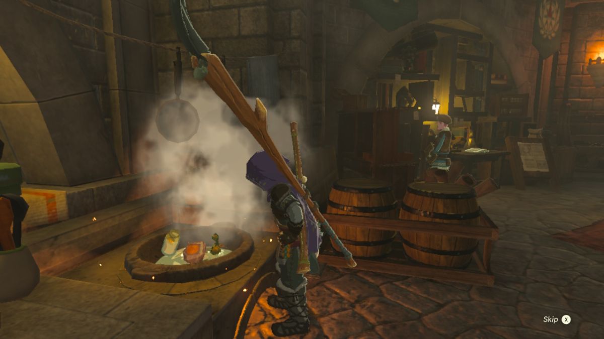 How to make Cream of Vegetable Soup in Zelda: Tears of the Kingdom