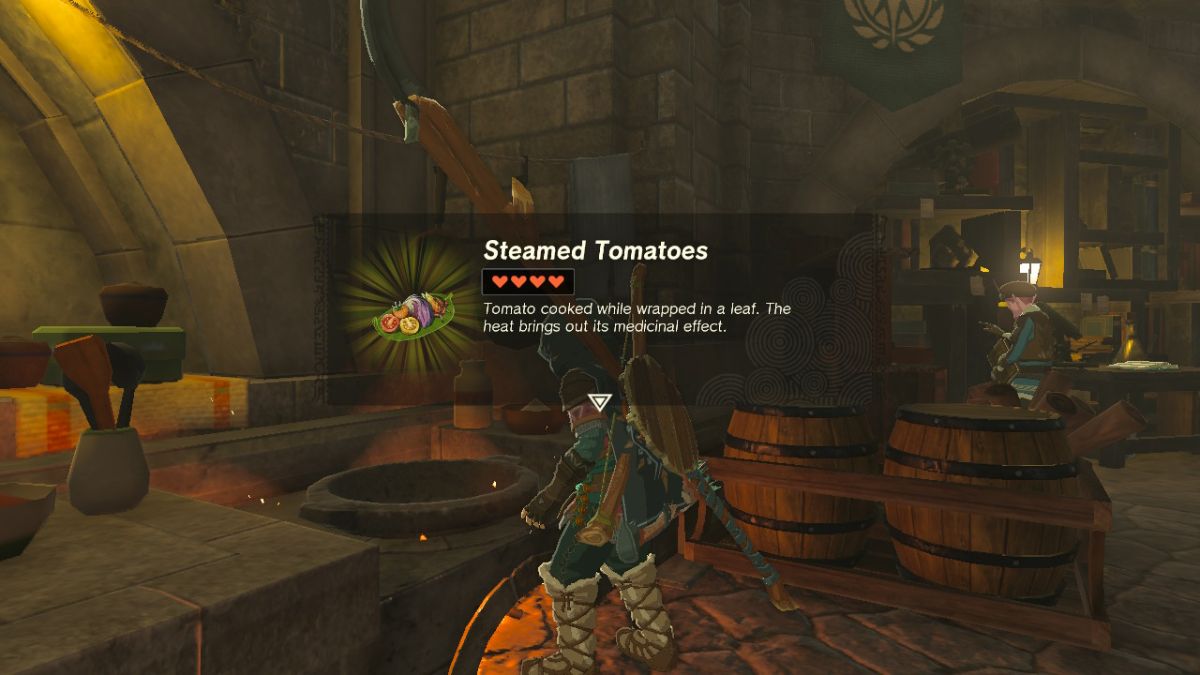 How to make Steamed Tomatoes in Zelda: Tears of the Kingdom