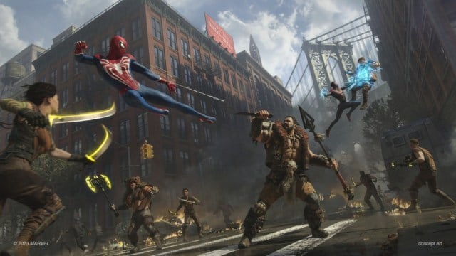Peter fighting Kraven in Marvel's Spider-Man 2