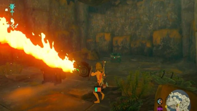 Zelda Tears of the Kingdom how to make a Flamethrower Shield