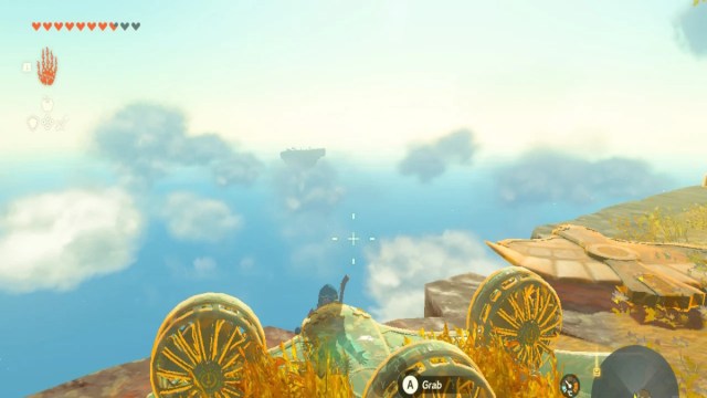 Zelda Tears of the Kingdom how to use your flying machine to get to the Sage's Will in Southeast Necluda