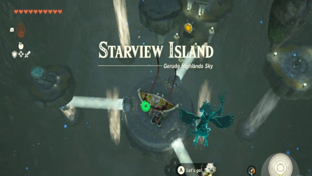 Zelda Tears of the Kingdom how solve the light puzzle at Starview Island