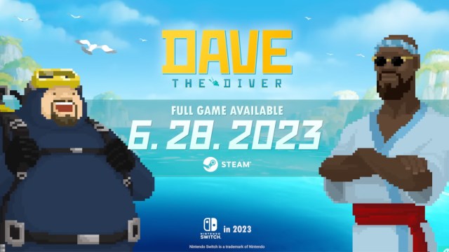 Dave the Diver trailer screenshot showing Nintendo Switch logo