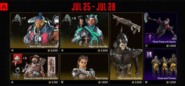 Apex Legends Neon Network Skin for July 25 to 28