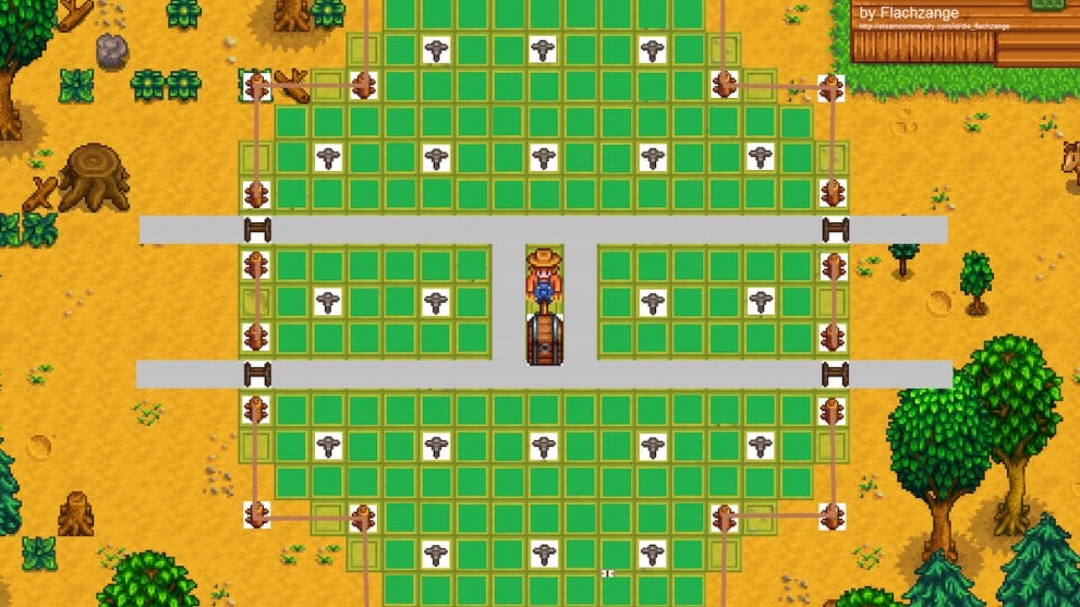 stardew valley quality sprinkler layout steam Klarmacher