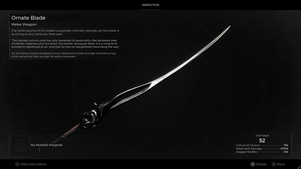 Ornate Blade