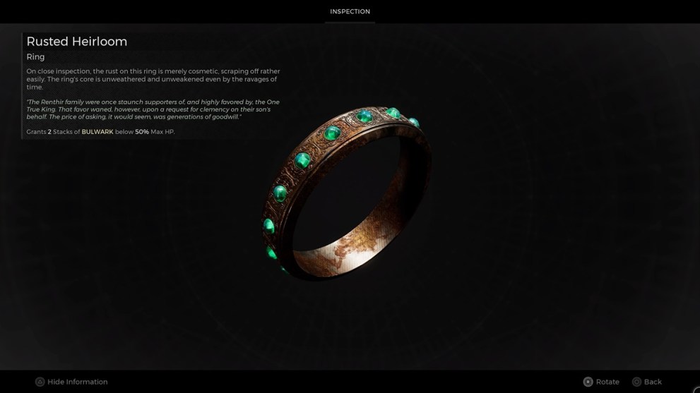 Rusted Heirloom Ring